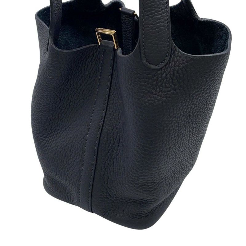 エルメス ハンドバッグ ピコタンロックPM キャバン/ゴールド金具 トリヨンクレマンス U刻印