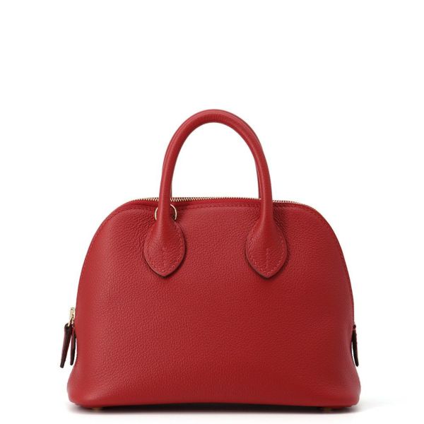 エルメス ボリード1923 ミニ ルージュラデュー/ゴールド金具 エバーカラー K刻印 2wayショルダー