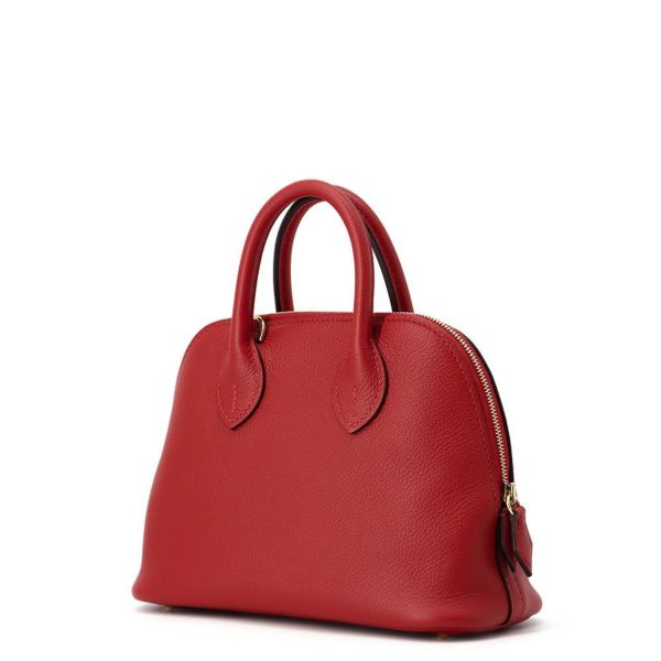 エルメス ボリード1923 ミニ ルージュラデュー/ゴールド金具 エバーカラー K刻印 2wayショルダー