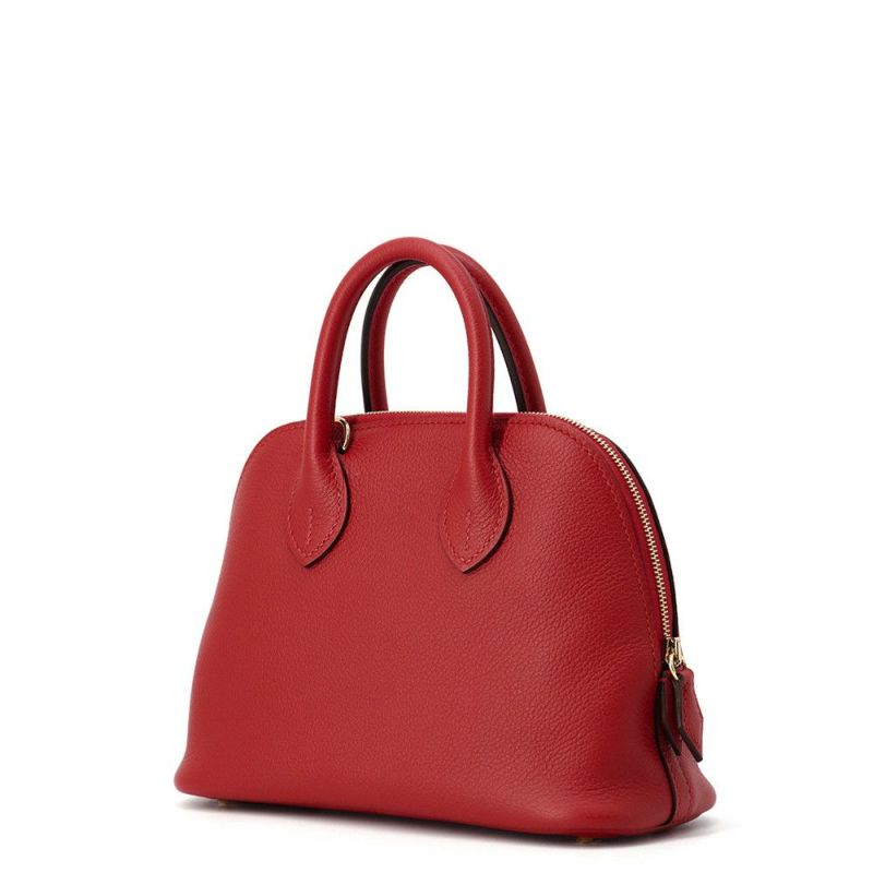 エルメス ボリード1923 ミニ ルージュラデュー/ゴールド金具 エバーカラー K刻印 2wayショルダー