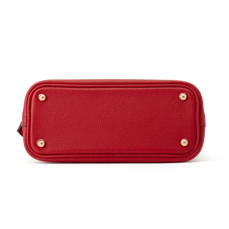 エルメス ボリード1923 ミニ ルージュラデュー/ゴールド金具 エバーカラー K刻印 2wayショルダー