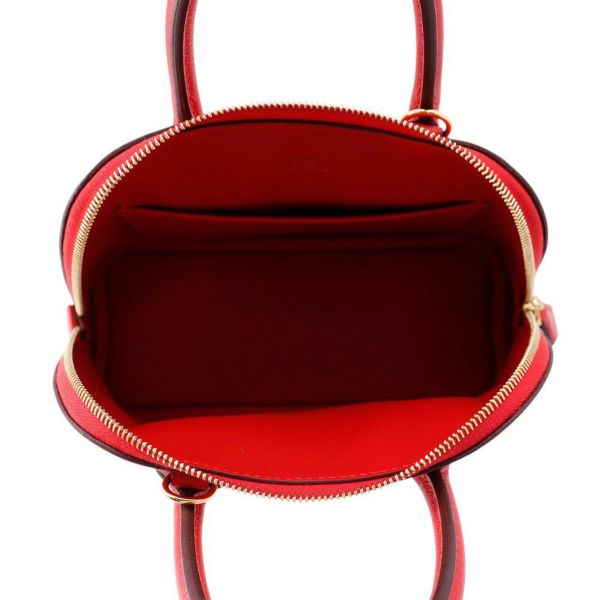 エルメス ボリード1923 ミニ ルージュラデュー/ゴールド金具 エバーカラー K刻印 2wayショルダー