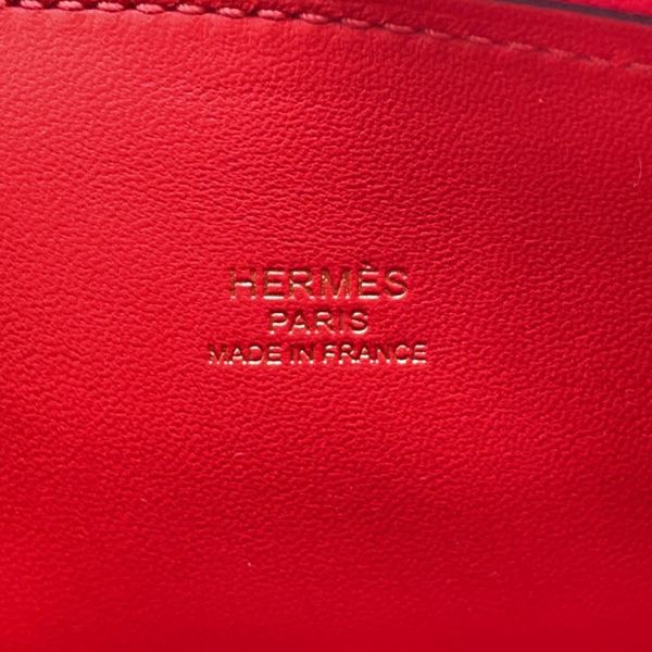 エルメス ボリード1923 ミニ ルージュラデュー/ゴールド金具 エバーカラー K刻印 2wayショルダー