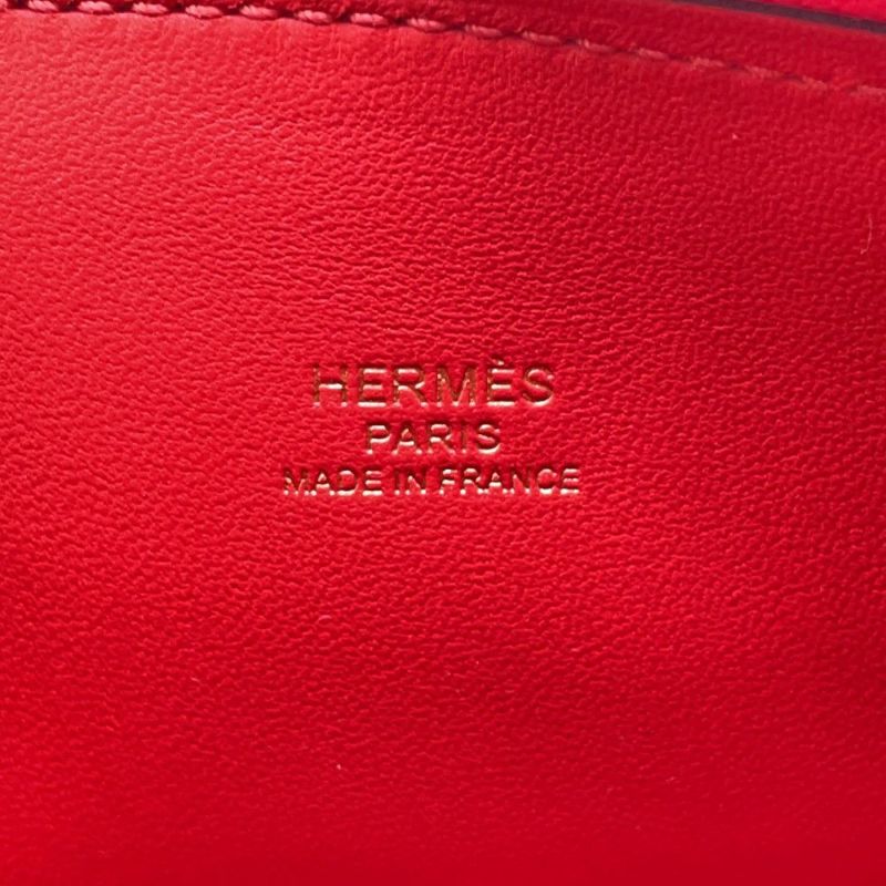 エルメス ボリード1923 ミニ ルージュラデュー/ゴールド金具 エバーカラー K刻印 2wayショルダー
