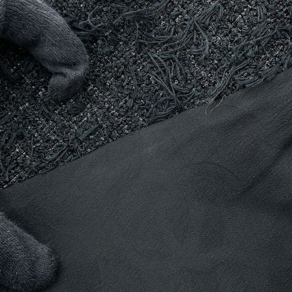 シャネル ジャケット ココマーク ライオンヘッドボタン ツイード レディースサイズ36 P72390 CHANEL 黒