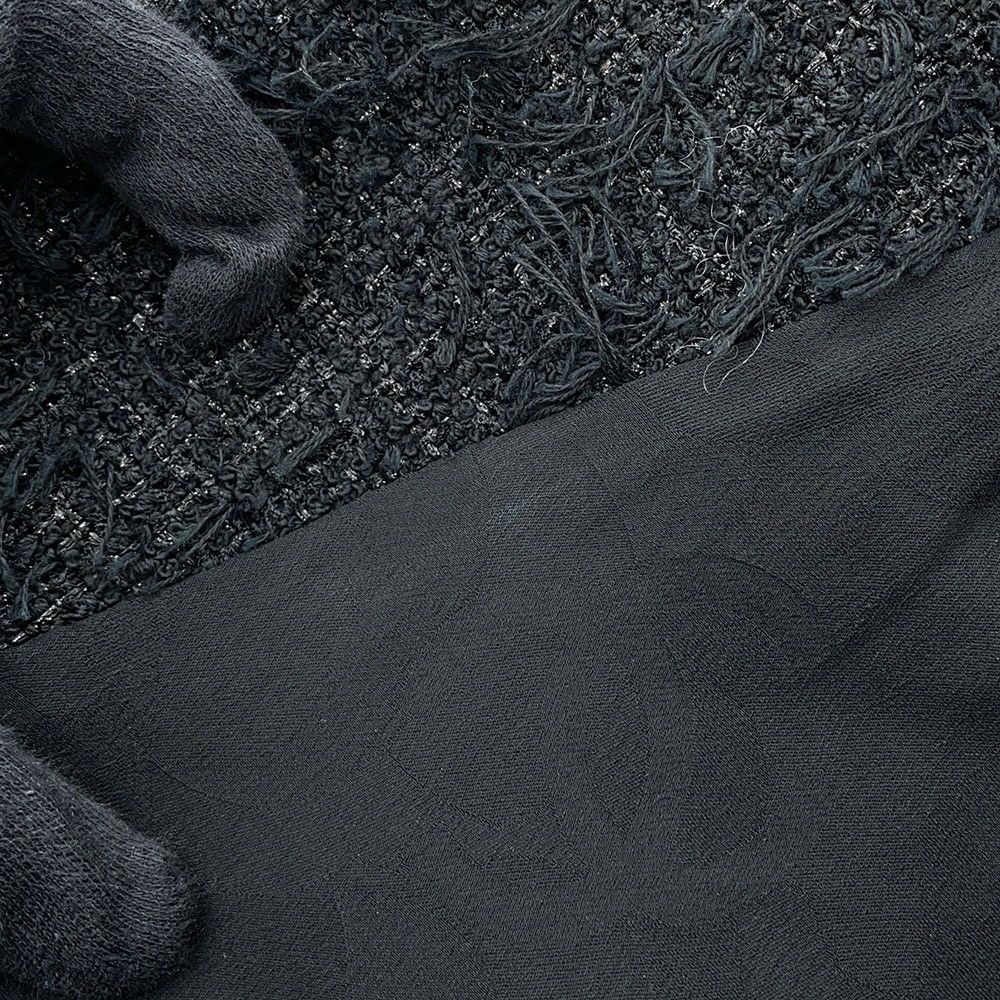 シャネル ジャケット ココマーク ライオンヘッドボタン ツイード レディースサイズ36 P72390 CHANEL 黒