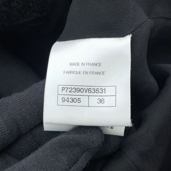 シャネル ジャケット ココマーク ライオンヘッドボタン ツイード レディースサイズ36 P72390 CHANEL 黒