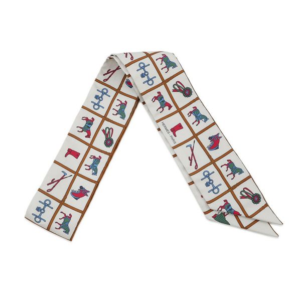 エルメス スカーフ ツイリー 馬着 Couvertures et Tenues de jour HERMES シルクツイル 2022秋冬