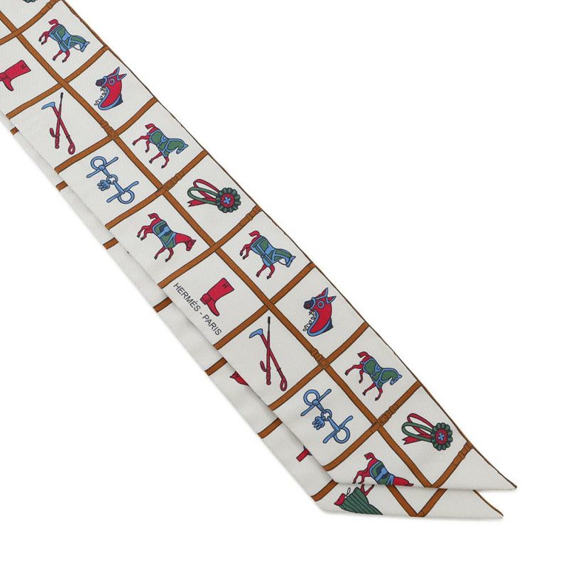 エルメス スカーフ ツイリー 馬着 Couvertures et Tenues de jour HERMES シルクツイル 2022秋冬