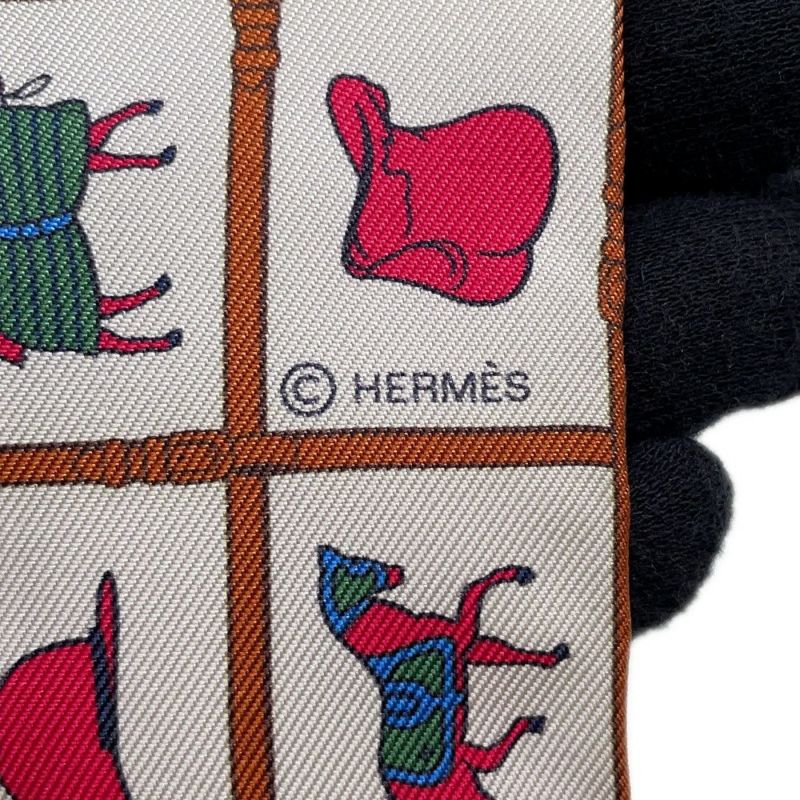 エルメス スカーフ ツイリー 馬着 Couvertures et Tenues de jour HERMES シルクツイル 2022秋冬