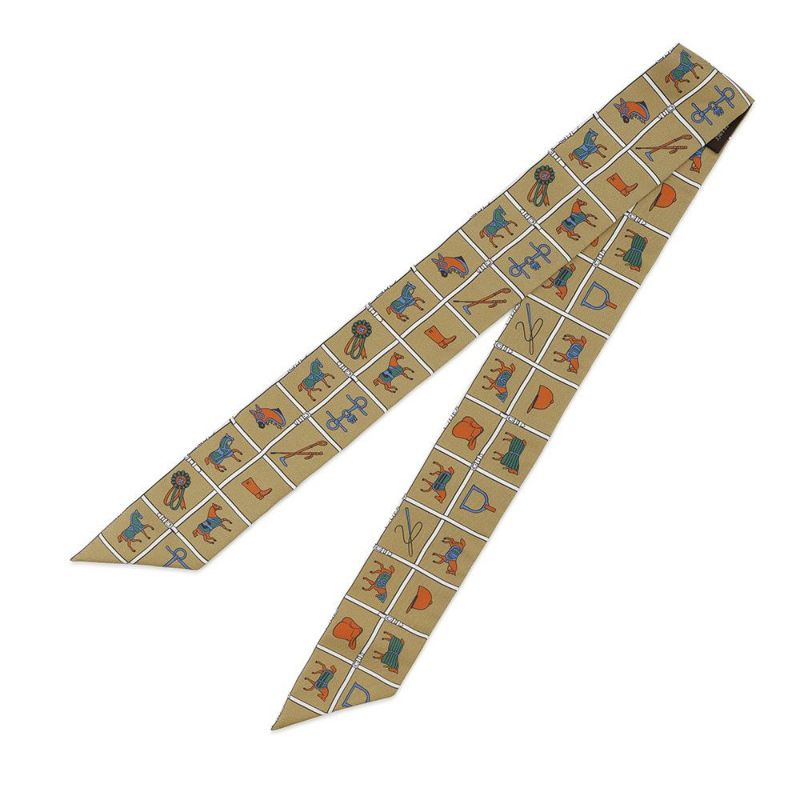 エルメス スカーフ ツイリー 馬着 Couvertures et Tenues de jour HERMES シルクツイル 2022秋冬