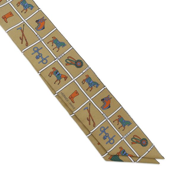 エルメス スカーフ ツイリー 馬着 Couvertures et Tenues de jour HERMES シルクツイル 2022秋冬