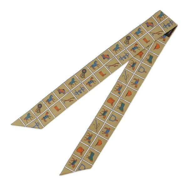 エルメス スカーフ ツイリー 馬着 Couvertures et Tenues de Jour HERMES シルクツイル 2022秋冬