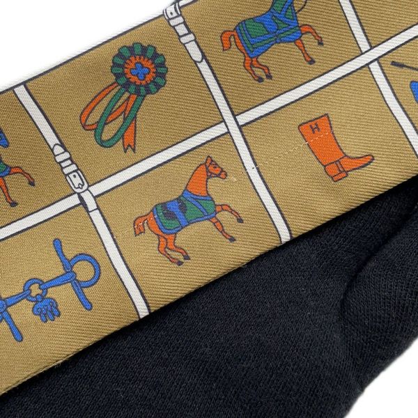 エルメス スカーフ ツイリー 馬着 Couvertures et Tenues de Jour HERMES シルクツイル 2022秋冬
