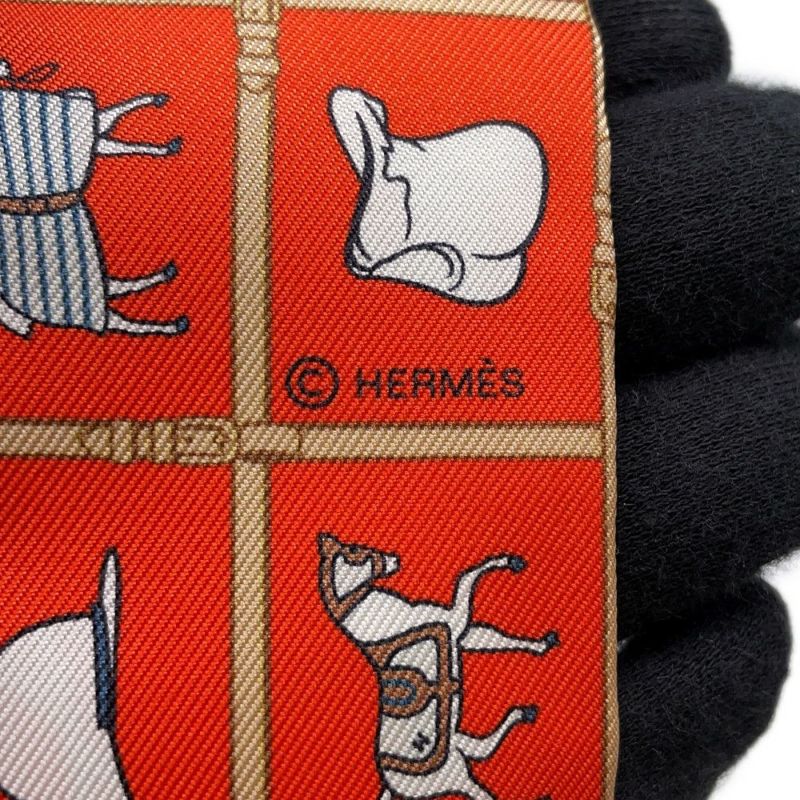 エルメス スカーフ ツイリー 馬着 Couvertures et Tenues de jour HERMES シルクツイル 2022秋冬