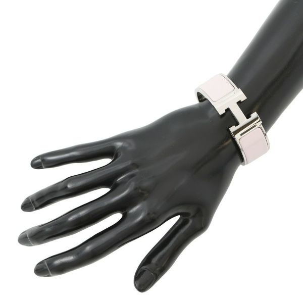 ルメス ブレスレット クリック H クリッククラックPM ローズカンダー/シルバー金具 HERMES アクセサリー ソルド品