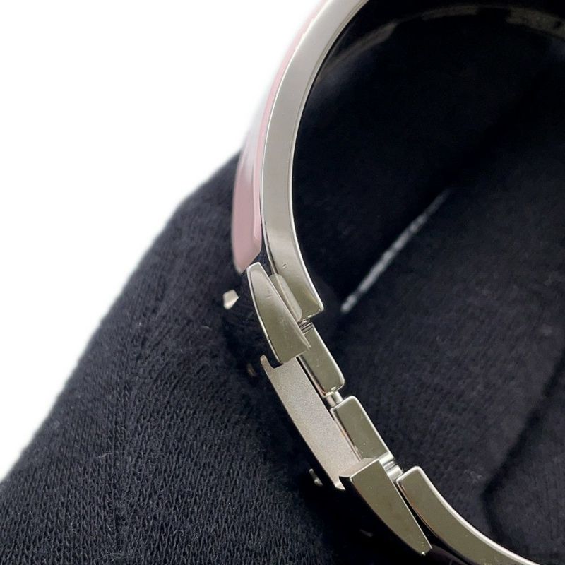 ルメス ブレスレット クリック H クリッククラックPM ローズカンダー/シルバー金具 HERMES アクセサリー ソルド品