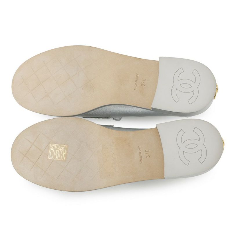 シャネル ローファー ココマーク カメリア レザー レディースサイズ37C G45663 CHANEL 靴