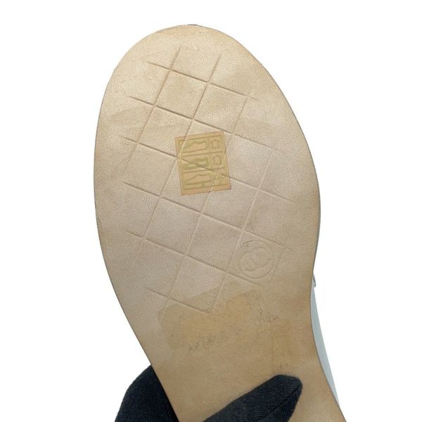 シャネル ローファー ココマーク カメリア レザー レディースサイズ37C G45663 CHANEL 靴