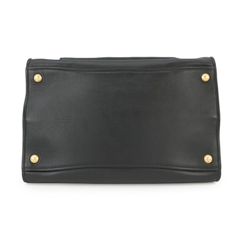 プラダ ハンドバッグ トライアングルロゴ レザー BN2626 PRADA 2way 黒