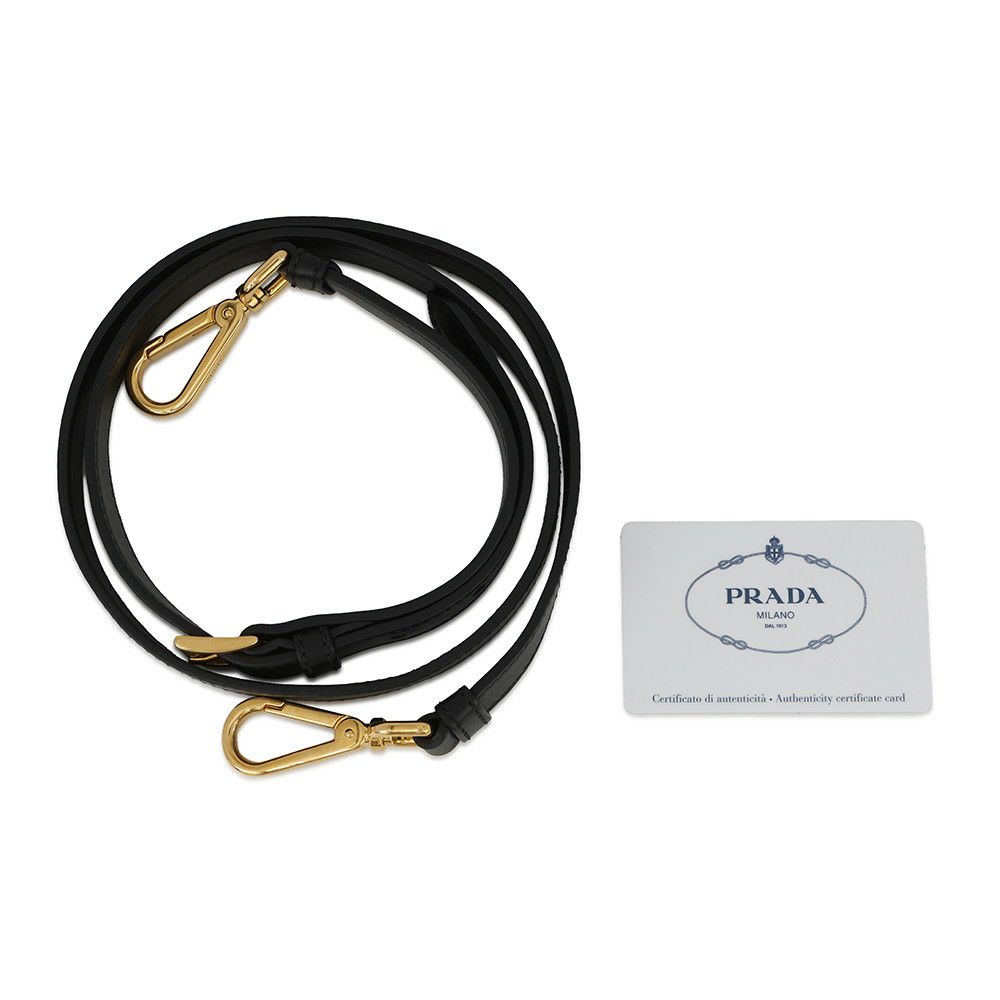 プラダ ハンドバッグ トライアングルロゴ レザー BN2626 PRADA 2way 黒