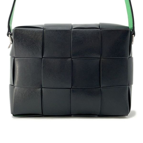 ボッテガヴェネタ ショルダーバッグ カセット カメラバッグ カーフレザー 730027 BOTTEGA VENETA 黒