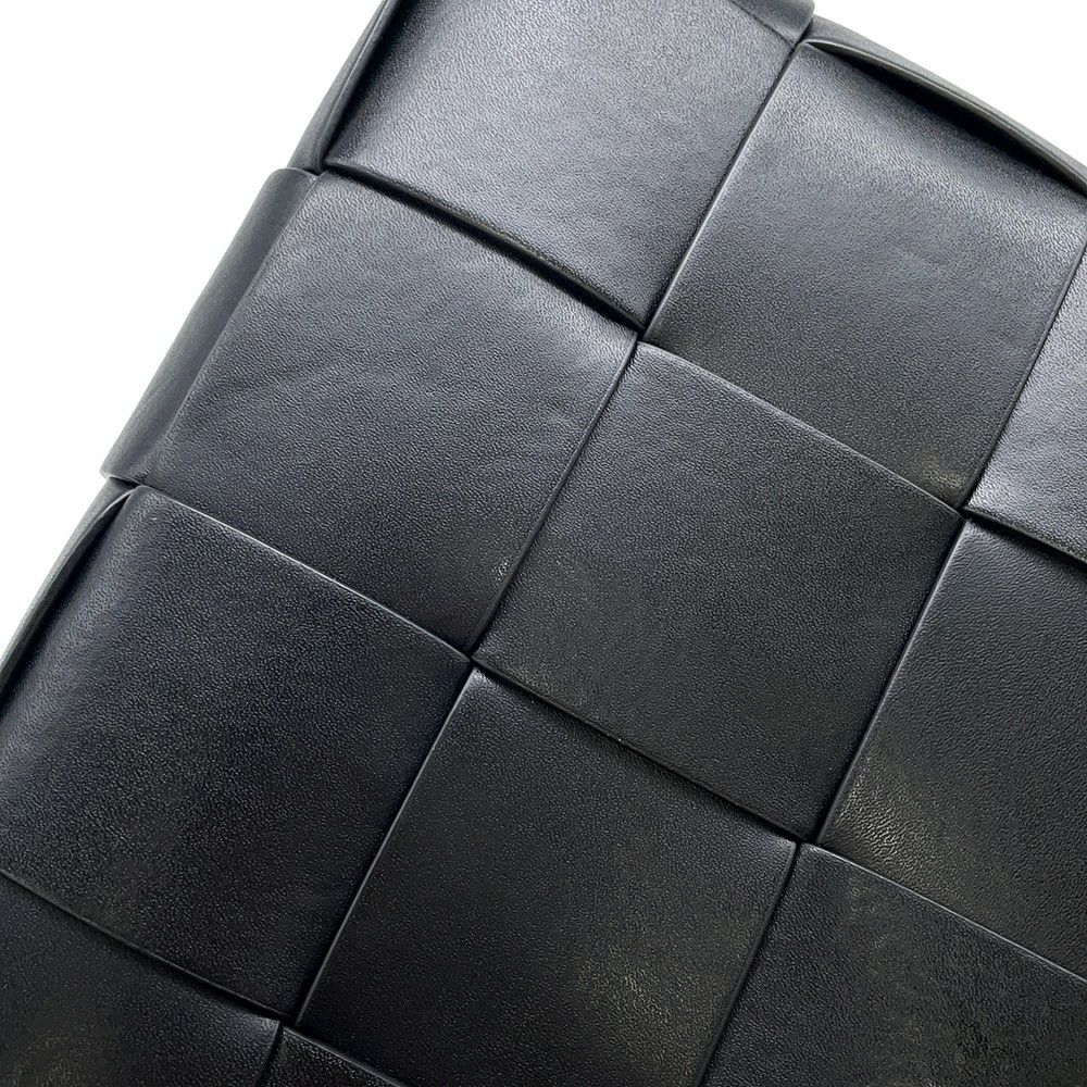 ボッテガヴェネタ ショルダーバッグ カセット カメラバッグ カーフレザー 730027 BOTTEGA VENETA 黒