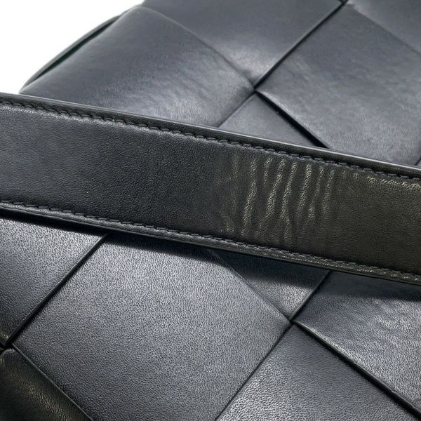 ボッテガヴェネタ ショルダーバッグ カセット カメラバッグ カーフレザー 730027 BOTTEGA VENETA 黒