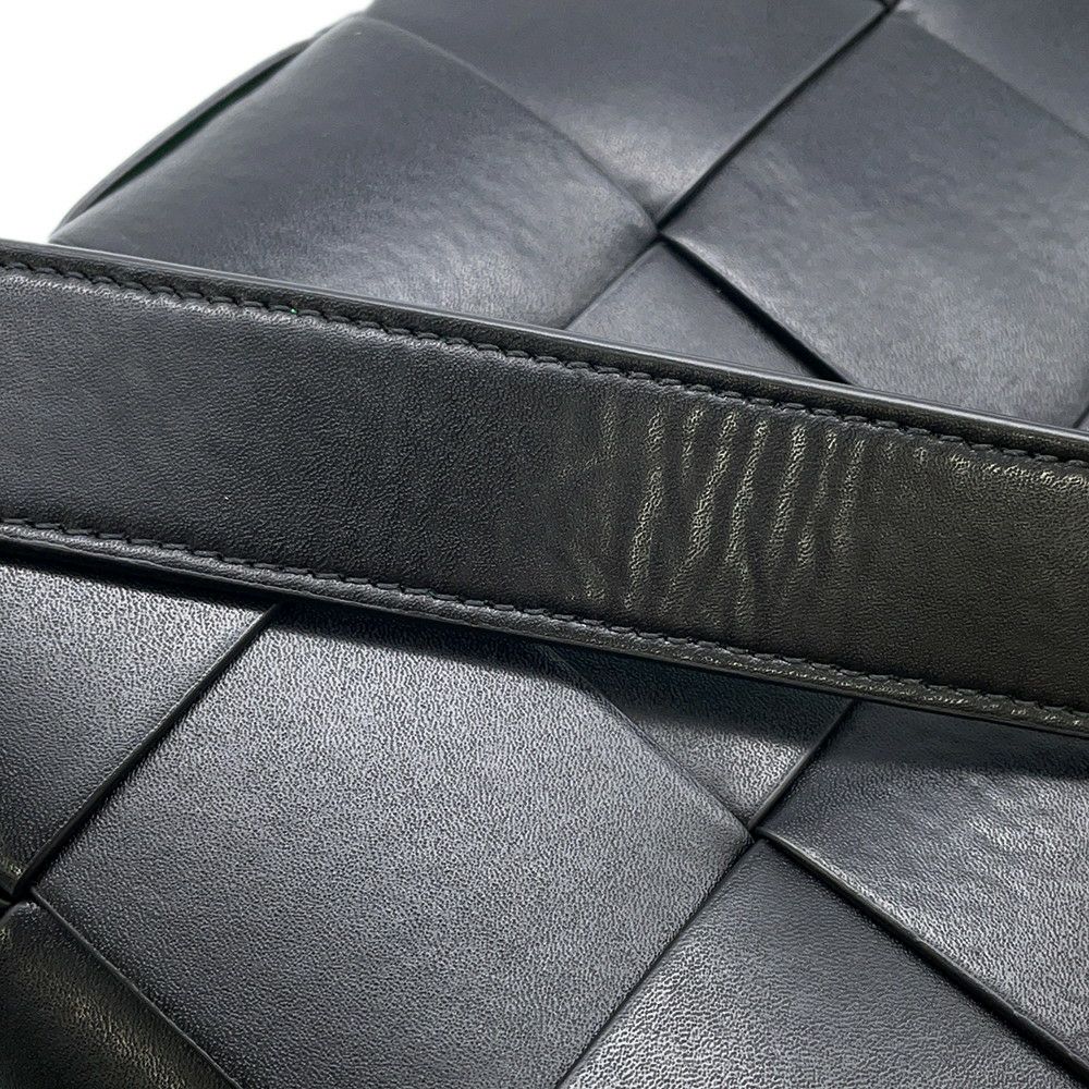 ボッテガヴェネタ ショルダーバッグ カセット カメラバッグ カーフレザー 730027 BOTTEGA VENETA 黒
