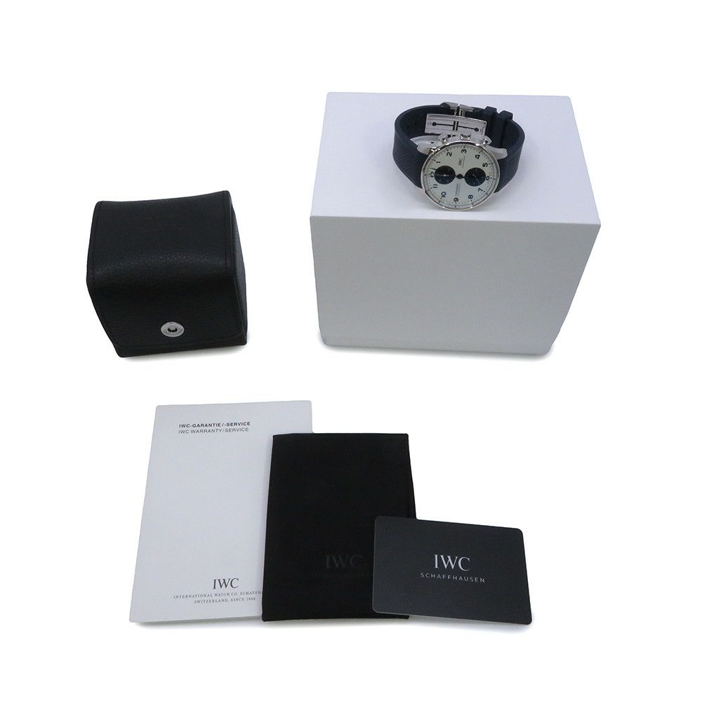 IWC ポルトギーゼ クロノグラフ IW371620 腕時計 白文字盤