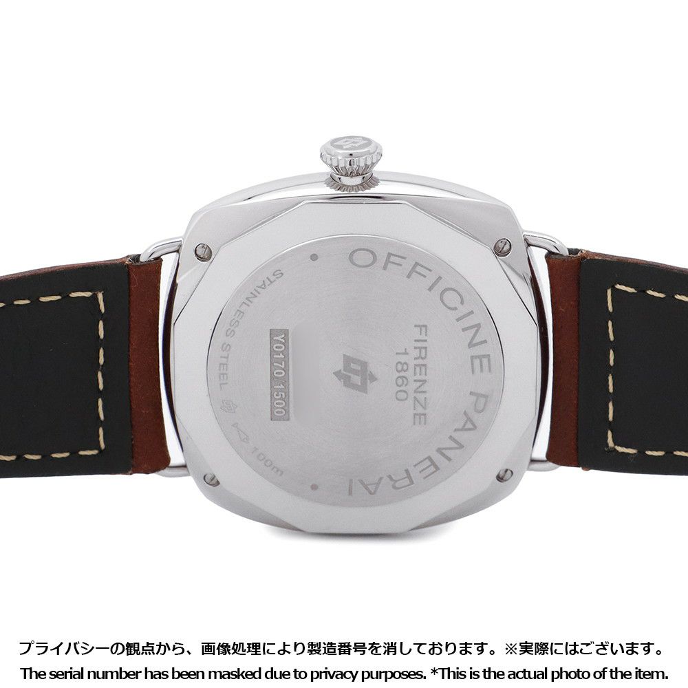 パネライ ラジオミール ベースロゴ 3デイズ アッチャイオ PAM00753 PANERAI 腕時計 黒文字盤