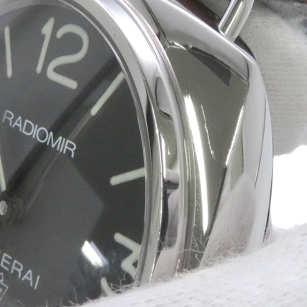 パネライ ラジオミール ベースロゴ 3デイズ アッチャイオ PAM00753 PANERAI 腕時計 黒文字盤