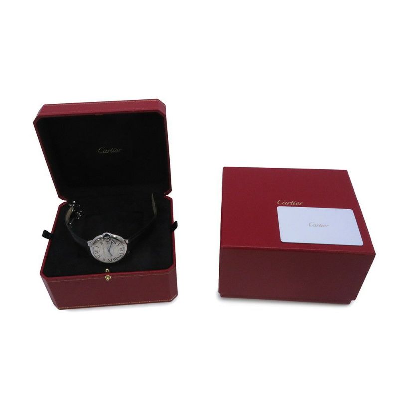 カルティエ バロンブルー ドゥ カルティエ LM WSBB0026 Cartier 腕時計 シルバー文字盤