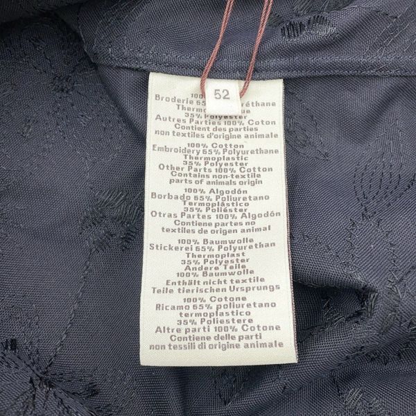 エルメス 半袖シャツ フルールテクニック ショートスリーブ オーバーシャツ メンズサイズ52 HERMES アパレル