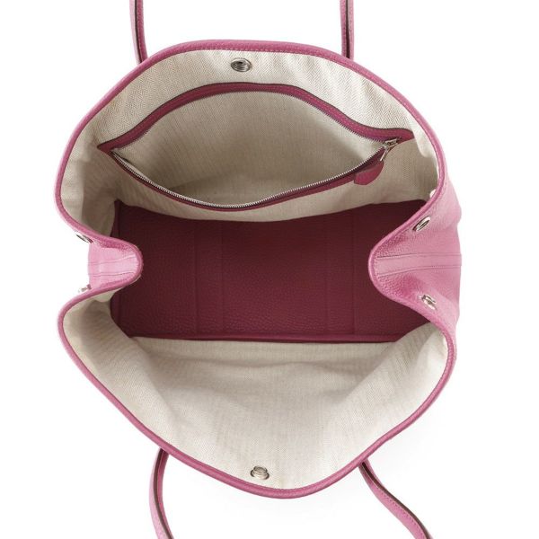 エルメス トートバッグ ガーデンパーティPM トスカ/シルバー金具 ネゴンダ □P刻印