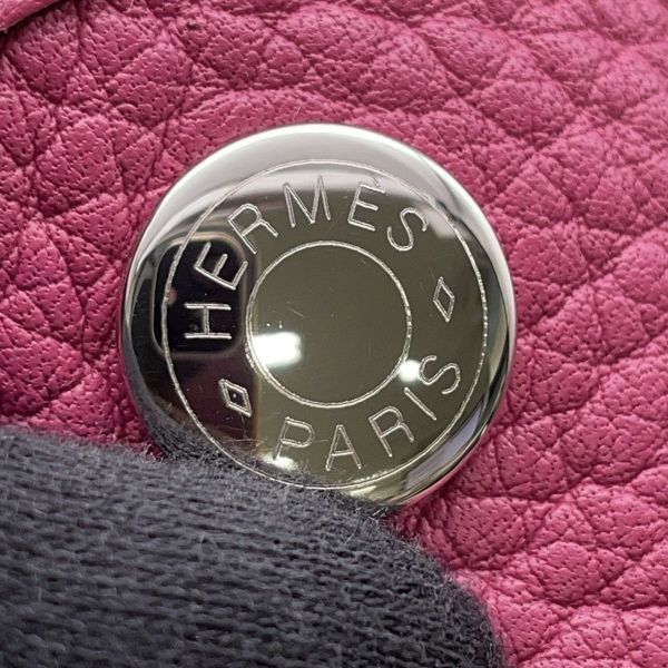 エルメス トートバッグ ガーデンパーティPM トスカ/シルバー金具 ネゴンダ □P刻印