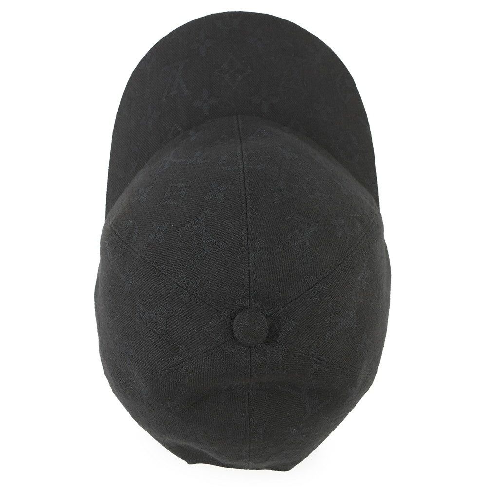 ルイヴィトン キャップ モノグラム キャスケット・モノグラム エッセンシャル サイズ58 M76584 LOUIS VUITTON 帽子 黒