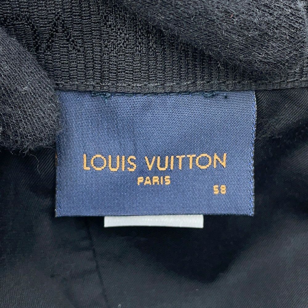ルイヴィトン キャップ モノグラム キャスケット・モノグラム エッセンシャル サイズ58 M76584 LOUIS VUITTON 帽子 黒