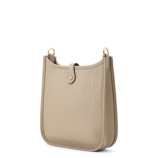 エルメス ショルダーバッグ エブリンTPM 111cm ベージュマルファ/ゴールド金具 トリヨンクレマンス W刻印