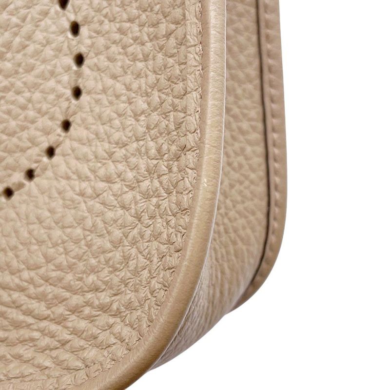 エルメス ショルダーバッグ エブリンTPM 111cm ベージュマルファ/ゴールド金具 トリヨンクレマンス W刻印