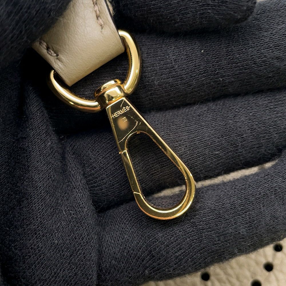 エルメス ショルダーバッグ エブリンTPM 111cm ベージュマルファ/ゴールド金具 トリヨンクレマンス W刻印