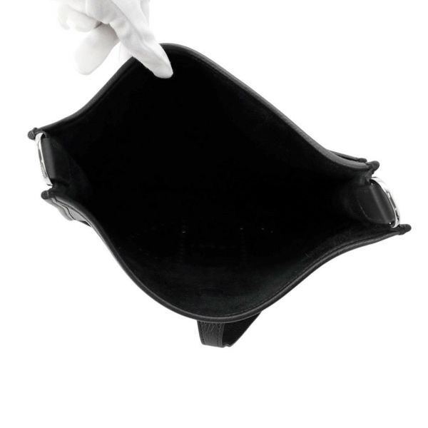エルメス ショルダーバッグ エブリン3 PM ブラック/シルバー金具 トリヨンクレマンス K刻印 黒