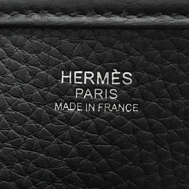 エルメス ショルダーバッグ エブリン3 PM ブラック/シルバー金具 トリヨンクレマンス K刻印 黒
