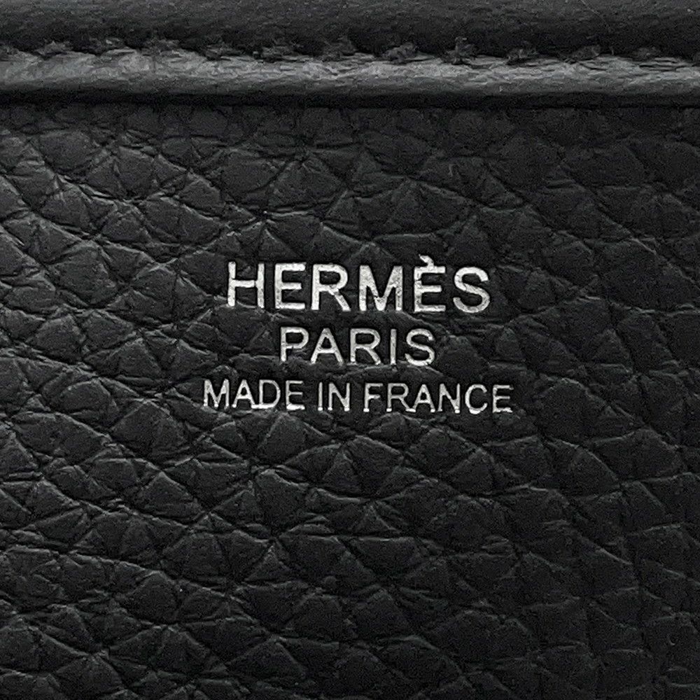 エルメス ショルダーバッグ エブリン3 PM ブラック/シルバー金具 トリヨンクレマンス K刻印 黒