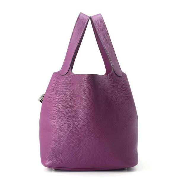 数回使用のみ‼︎ HERMES エルメス ピコタンロックMM アネモネ Z刻印 エルメス ハンドバッグ ピコタンロックMM アネモネ/シルバー金具