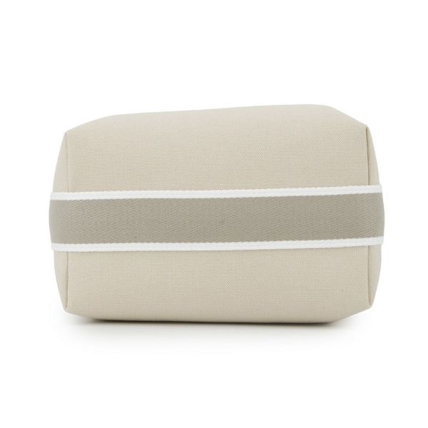 エルメス ポーチ ブリッド・ア・ブラックPM ベージュ/シルバー金具 キャンバス HERMES バッグ 小物入れ