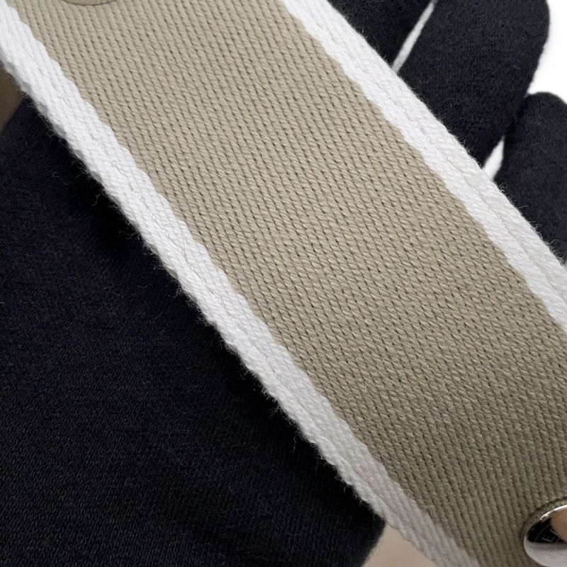 エルメス ポーチ ブリッド・ア・ブラックPM ベージュ/シルバー金具 キャンバス HERMES バッグ 小物入れ