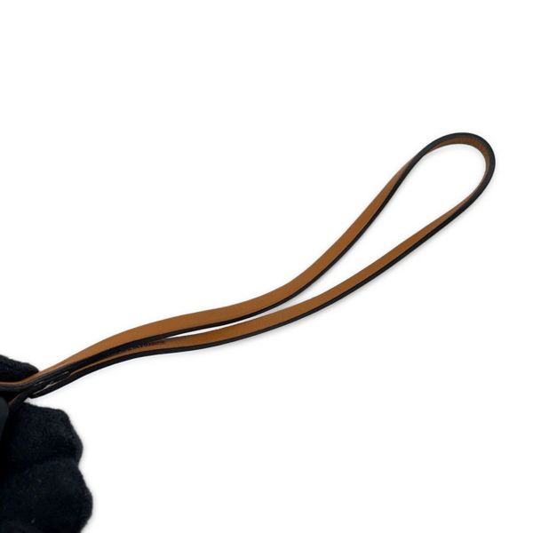 エルメス バッグチャーム オラン・ナノ ピンク/ナチュラルサブレ/ブラック エプソン/ヴァッシュハンター/ヴォーバトラー