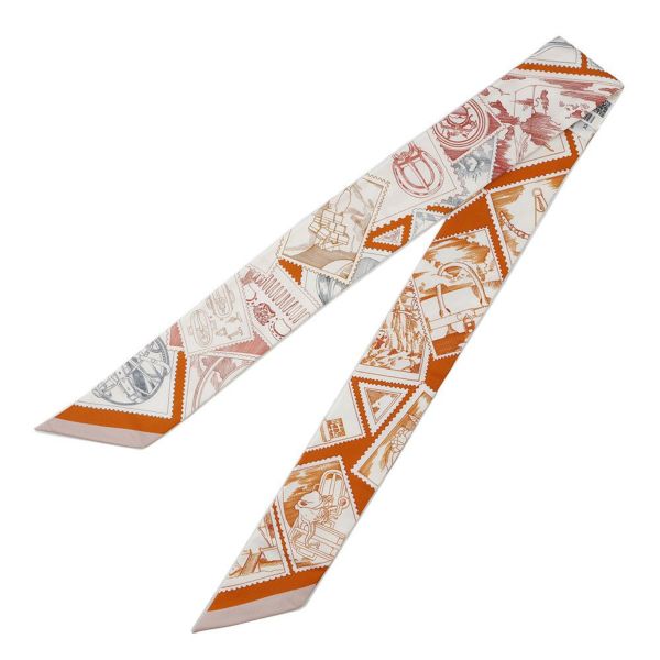 エルメス スカーフ ツイリー フォーブルの切手愛好家 HERMES シルクツイル 2025年秋冬