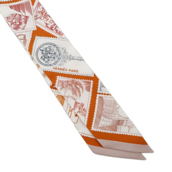 エルメス スカーフ ツイリー フォーブルの切手愛好家 HERMES シルクツイル 2025年秋冬